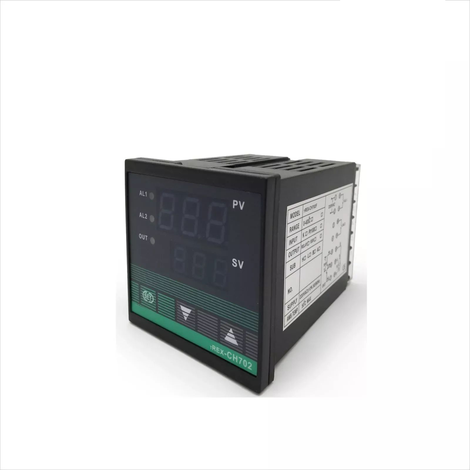 CH702 3 digit digital aiset pid ssr temperature controller for Bag cutting machine