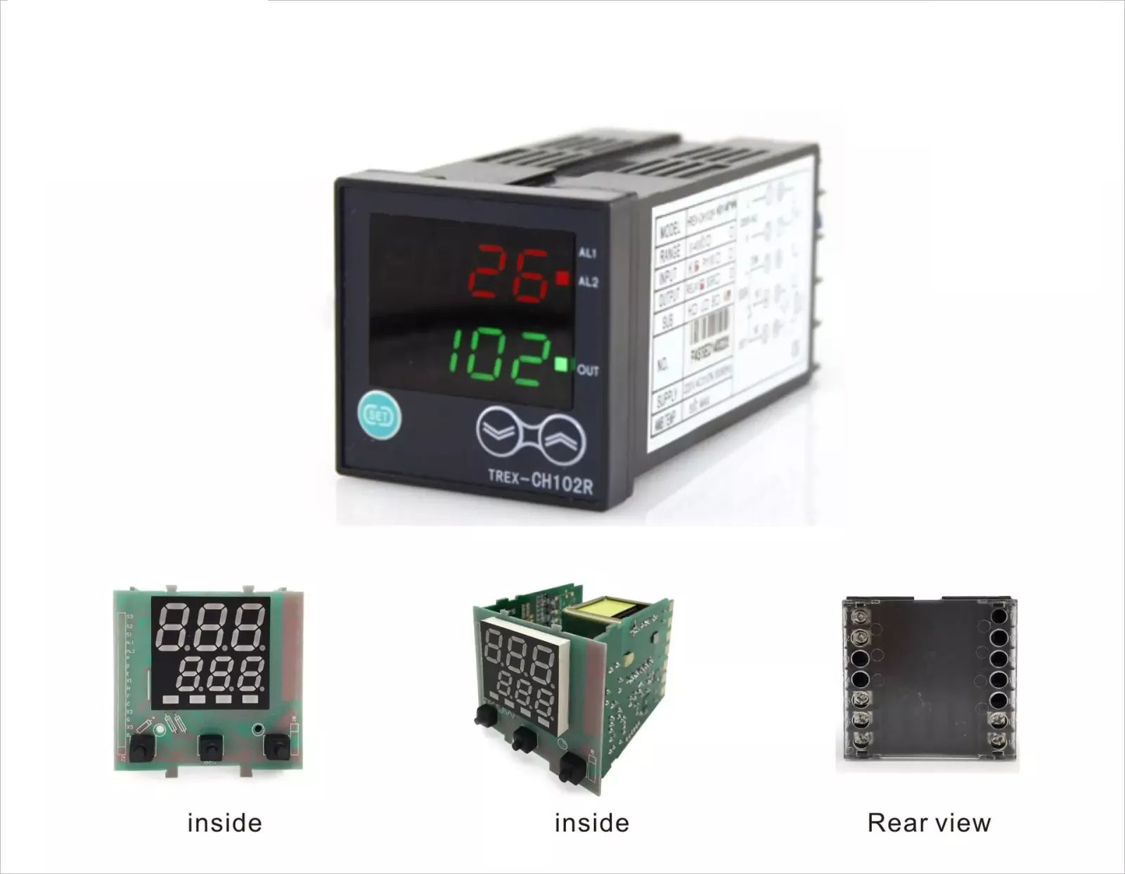 CH102R Integrated digital aiset pid temperature controller for Industrial plastic machinery