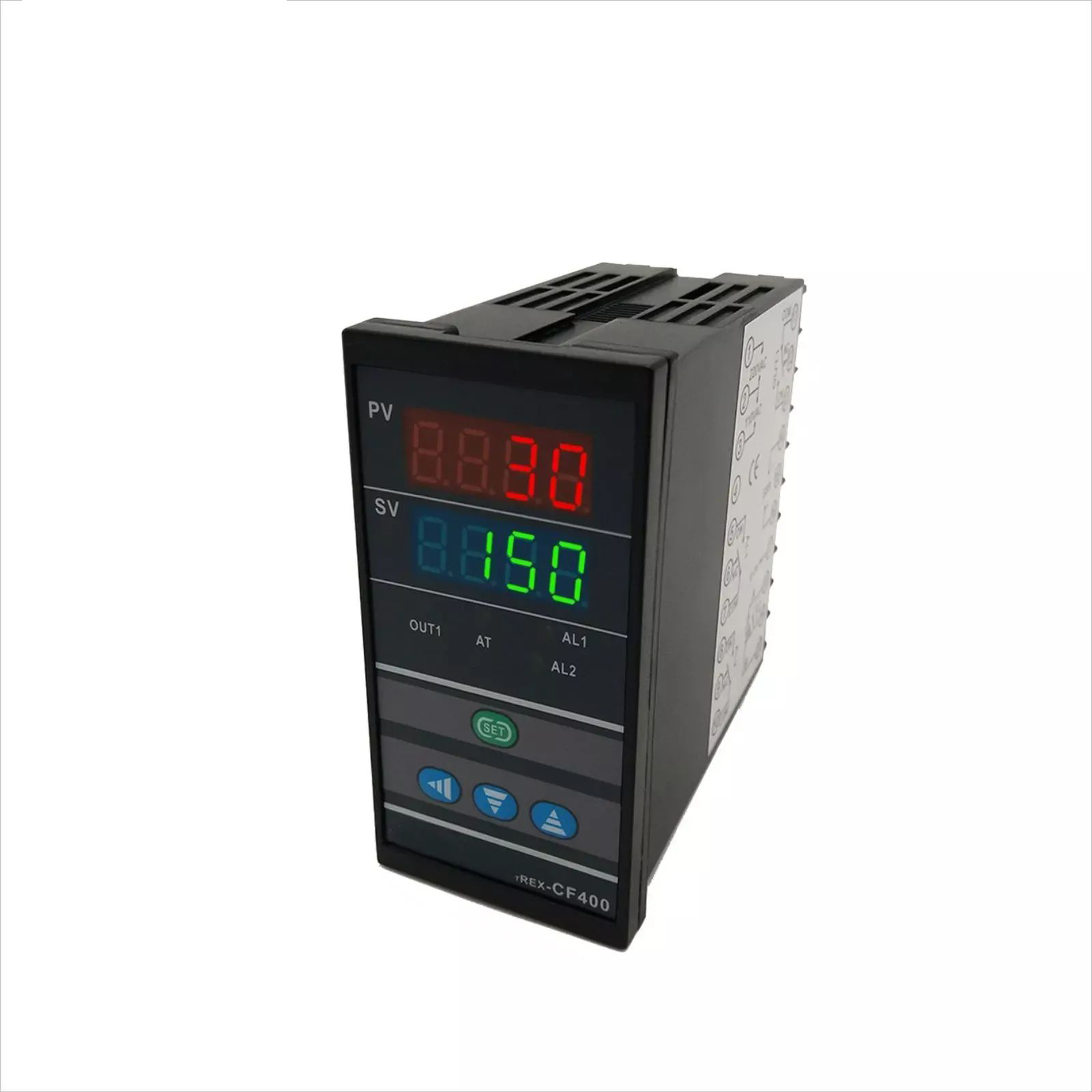 48x96mm Multiple alarm modes 4-digit LED display fuzzy control Thermocouple RTD input Intelligent Pid Controller