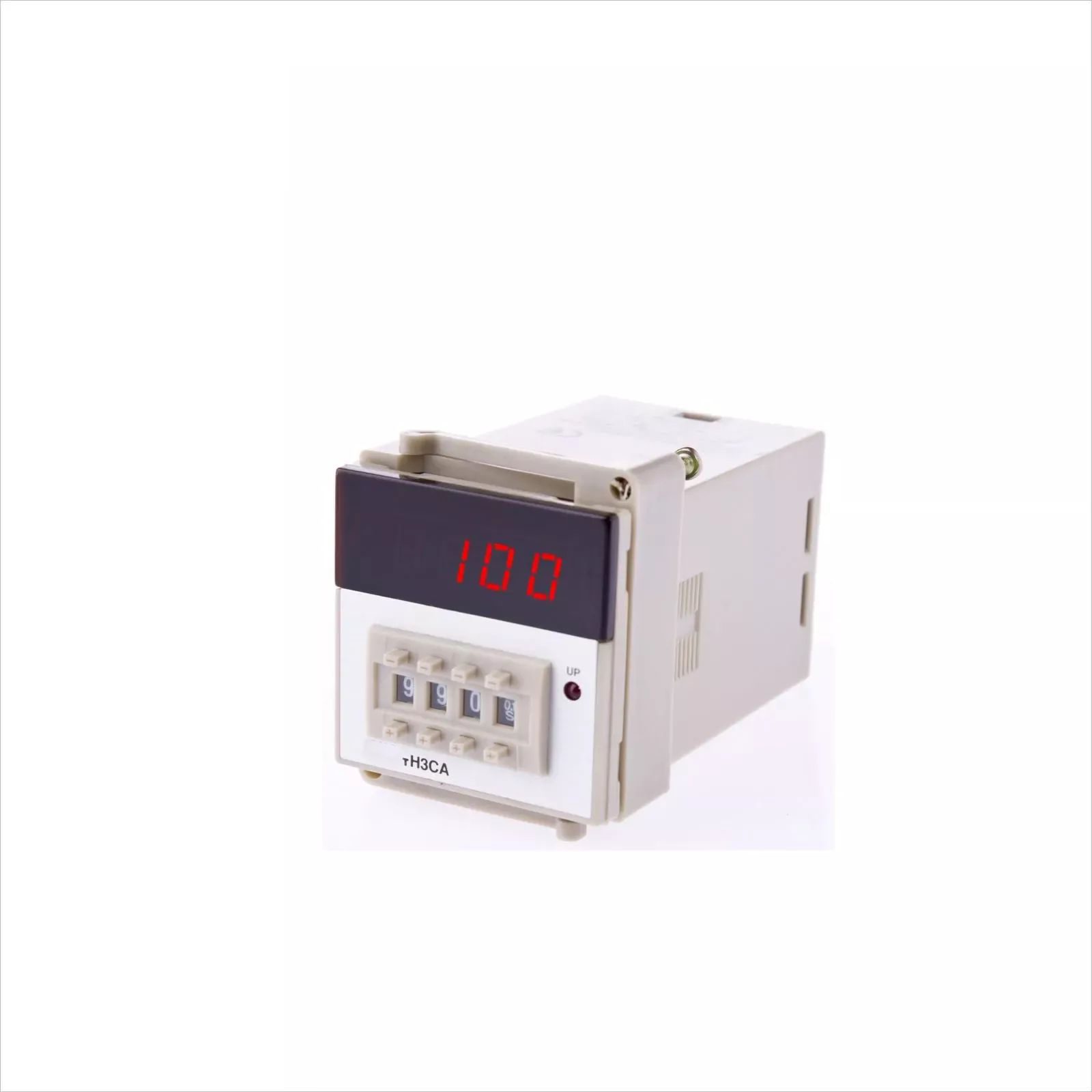 TH3CA Mini Four digits Industrial Electric LED digital Display Timer Relay with dial code