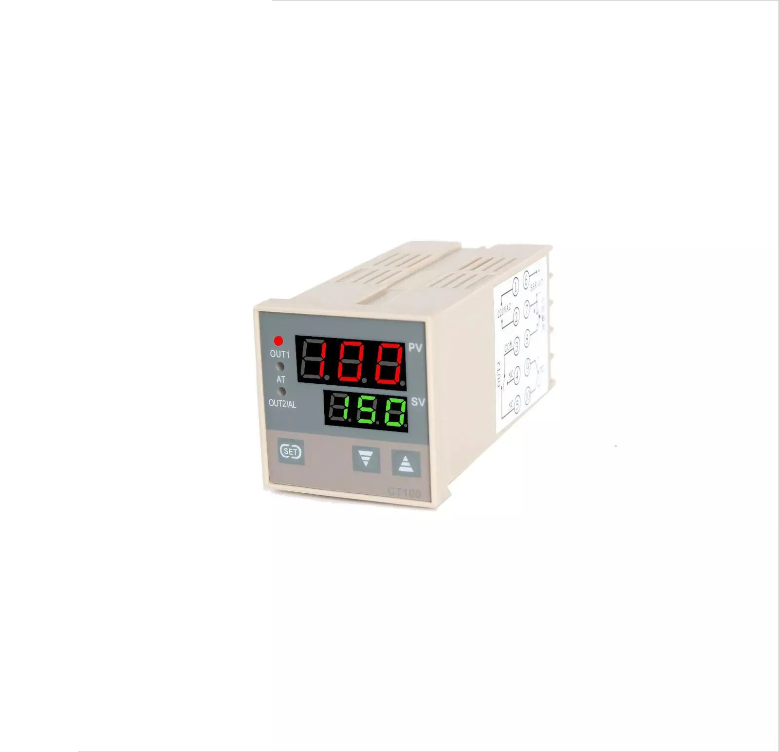 Digital temperature controller rex-CT100, electronic temperature controller with timer