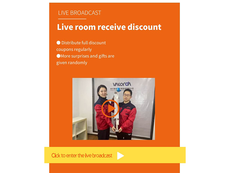 Vacorda Alibaba and Facebook live broadcast more discounts and gifts