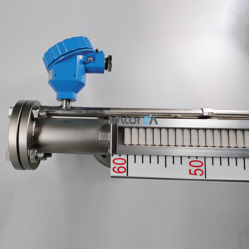 High Pressure Stainless Steel Magnetic Level Gauge Water Level Monitoring Sensor